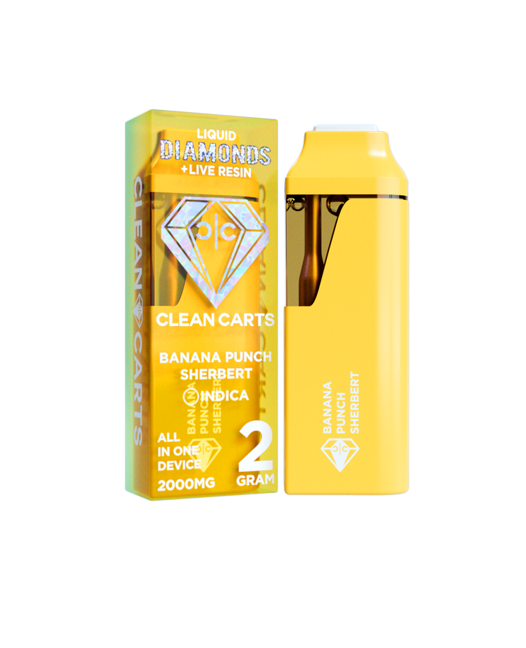 BANANA-PUNCH-SHERBERT-.png Banana Punch Sherbert 2G Clean Carts – Liquid Diamonds + Live Resin All-in-One Vape Cartridge