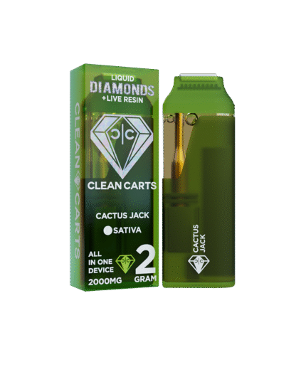 Cactus Jack 2g Clean Carts – Premium THC Vape Cartridge