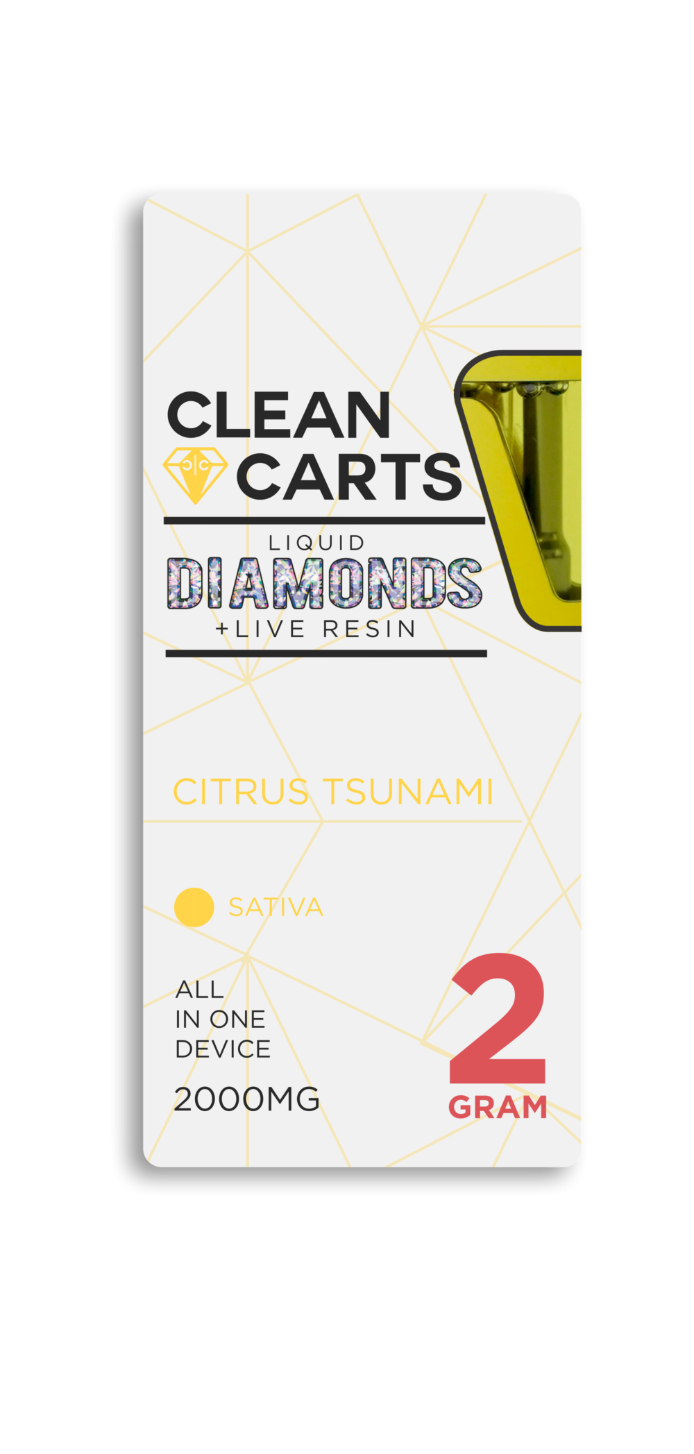 CITRUS TSUNAMI Clean Carts 2.0G Refined Live Resin