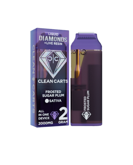 Frosted Sugar Plum Clean Carts – Premium THC Vape Cartridge