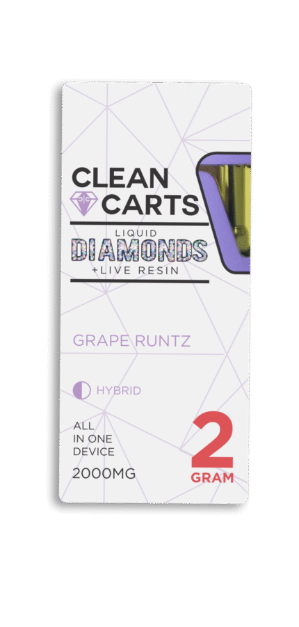 GRAPE RUNTZ Clean Carts 2.0G Refined Live Resin