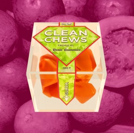 Guava Clean Chews Rosin Gummies – Premium THC Edibles
