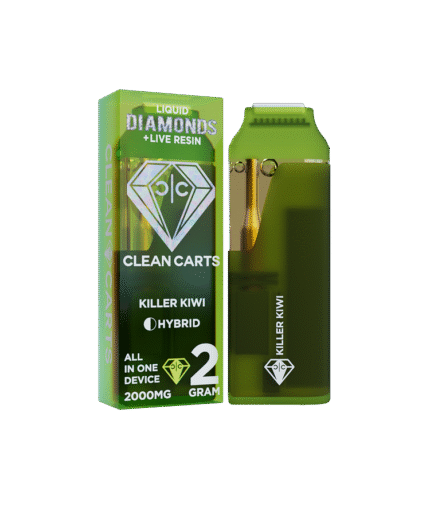 Killer Kiwi 2g Clean Carts – Premium THC Vape Cartridge