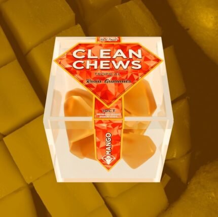 Mango Clean Chews Rosin Gummies – Premium THC Edibles