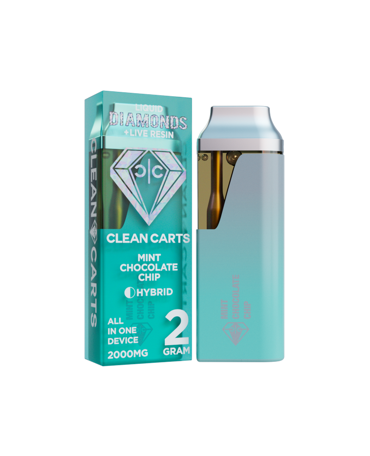 MINT_CHOC_CHIP.png MINT CHOCOLATE CHIP 2G Clean Carts LIQUID DIAMONDS + LIVE RESIN