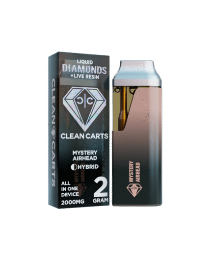 MYSTERY AIRHEAD 2G Clean Carts LIQUID DIAMONDS + LIVE RESIN