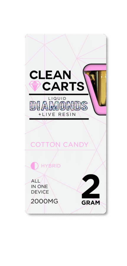 COTTON CANDY Clean Carts 2.0G Refined Live Resin
