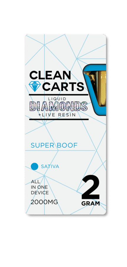 SUPER BOOF Clean Carts 2.0G Refined Live Resin