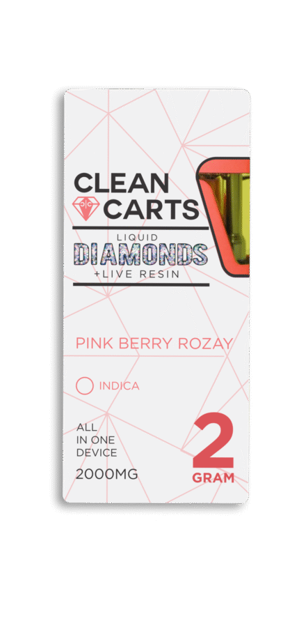 PINK BERRY ROZAY Clean Carts 2.0G All In One Device