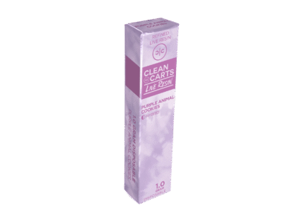 PURPLE ANIMAL COOKIES Cake Clean Carts Live Resin