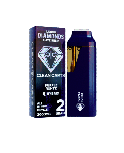 Purple Runtz 2G Liquid Diamond Live Resin –THC Vape Cartridge
