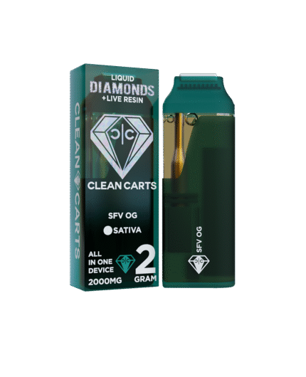 SFV OG 2G Clean Carts – Premium THC Vape Cartridge