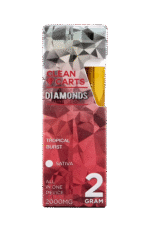 TROPICAL BURST 2G Clean Carts LIQUID DIAMONDS + LIVE RESIN